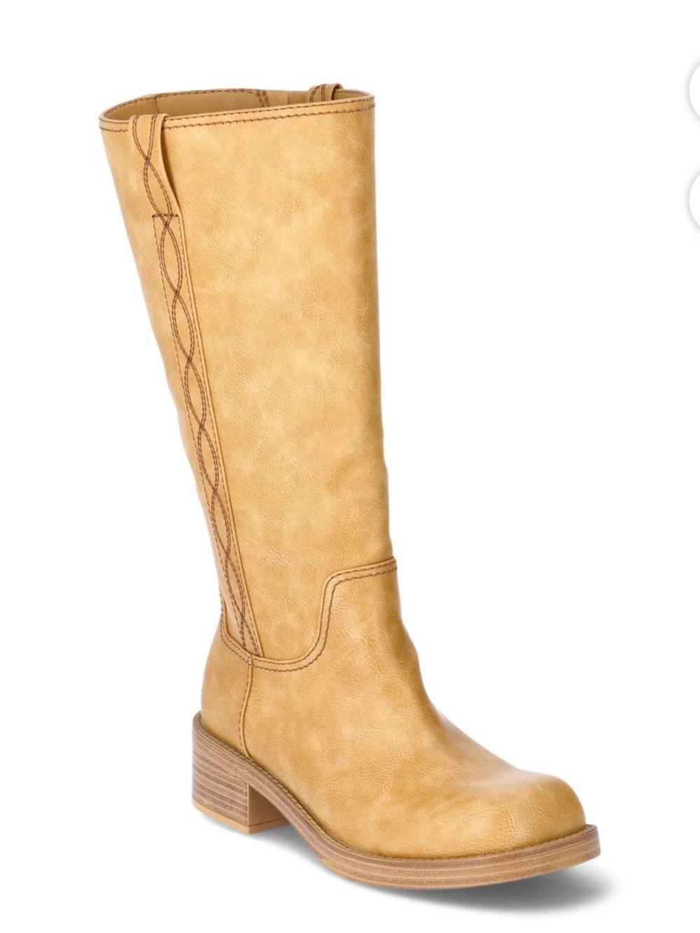 Women's Over-the-Knee Tan Riding-Inspired Boots